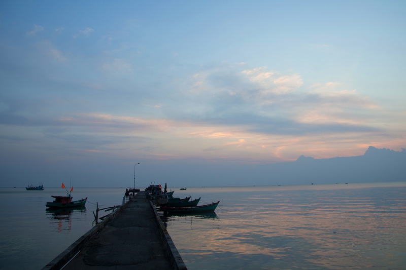 Sunrising on Phu Quoc island